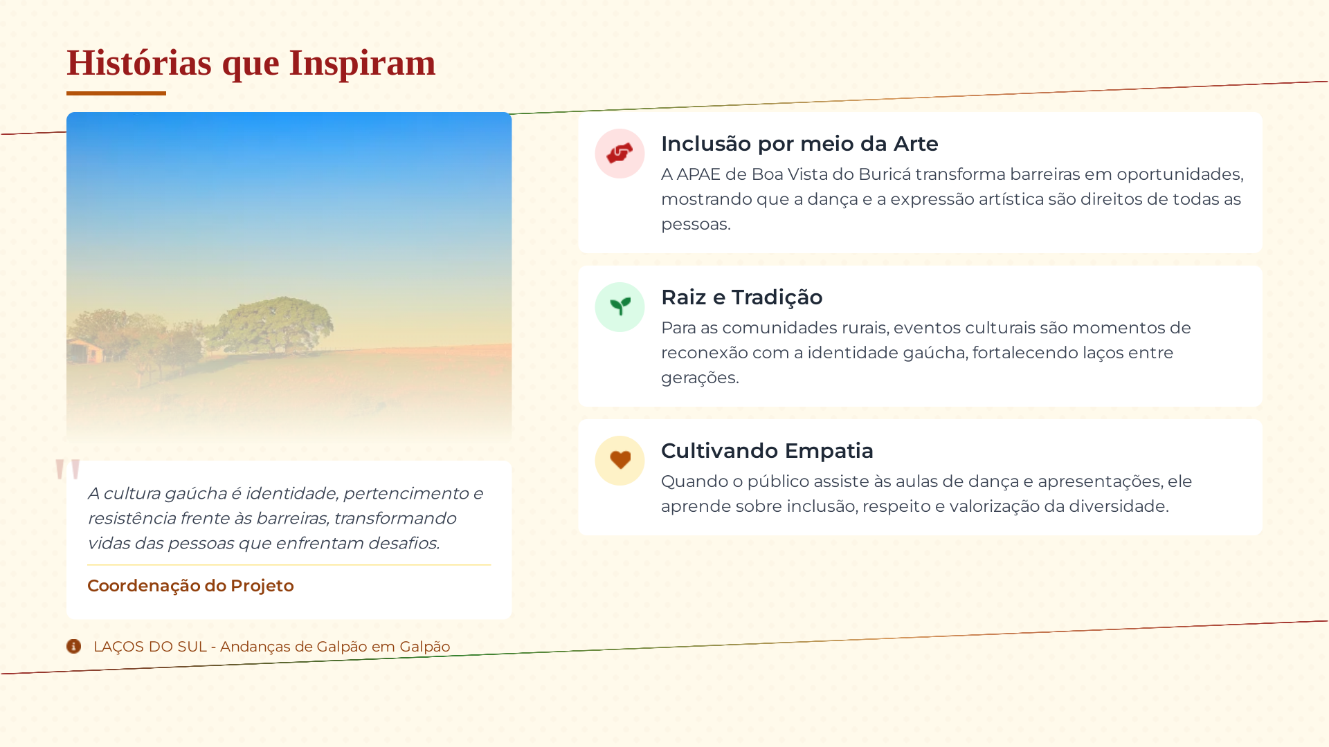 Página 13 - Histórias que Inspiram: inclusão, tradição e empatia